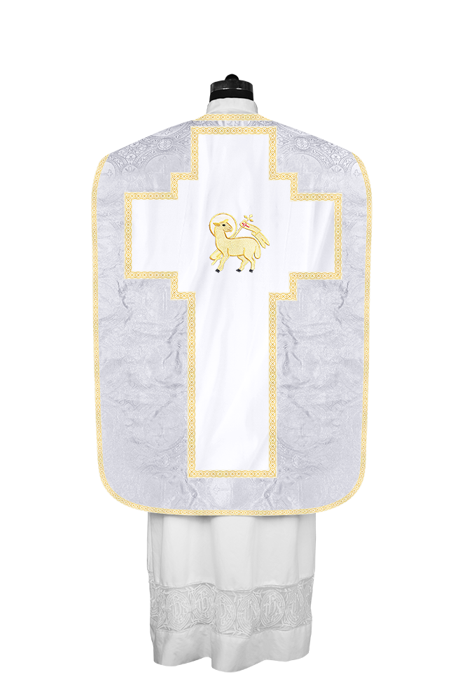 Roman chasuble with Motif and Trims