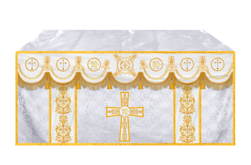 Ornate Embroidered Liturgical Altar Cloth