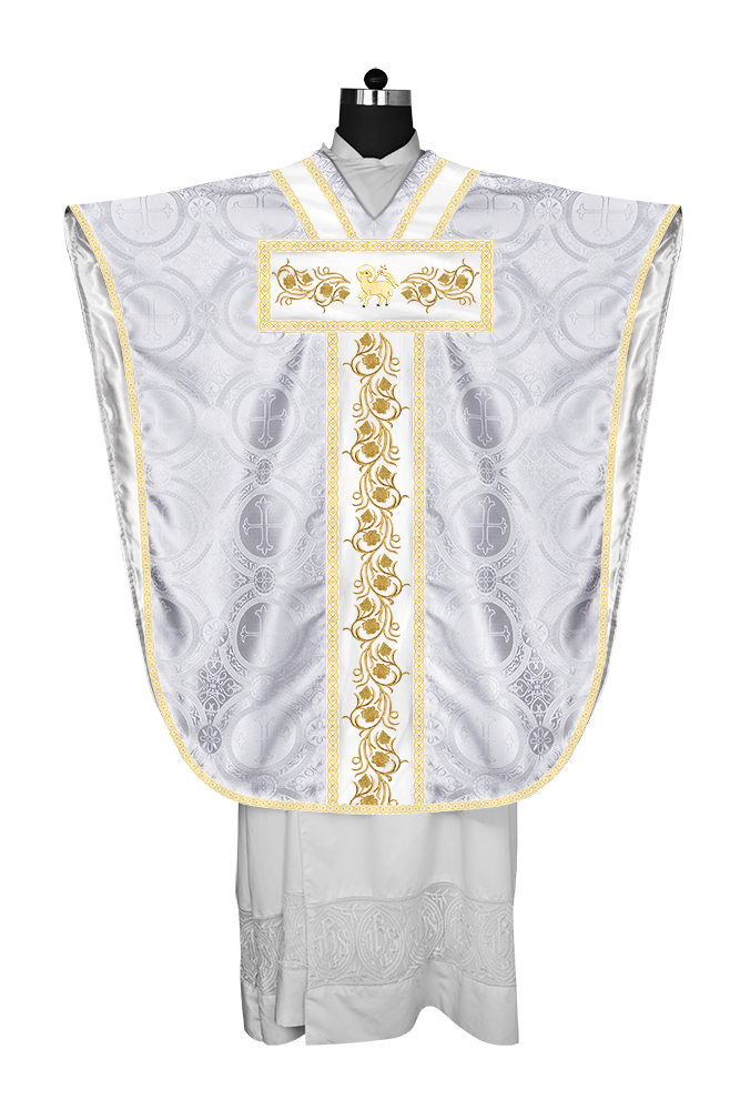 Borromean Chasuble Vestment With Grapes Embroidery and Trims