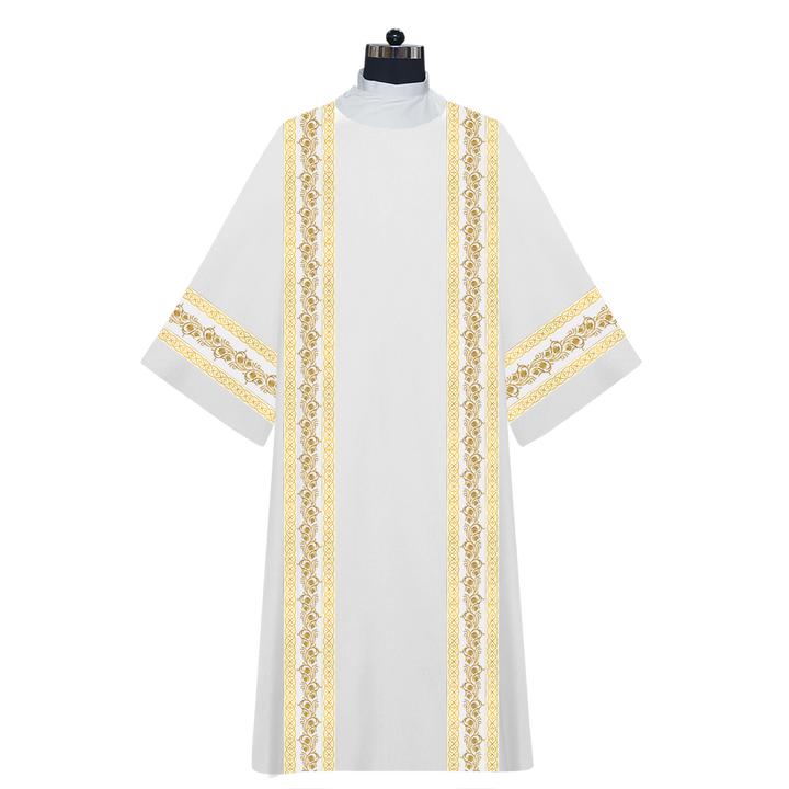 Dalmatics Vestments Adorned With Braids and Trims