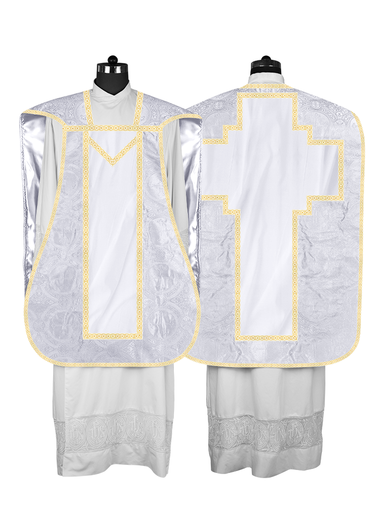 Roman chasuble with Motif and Trims