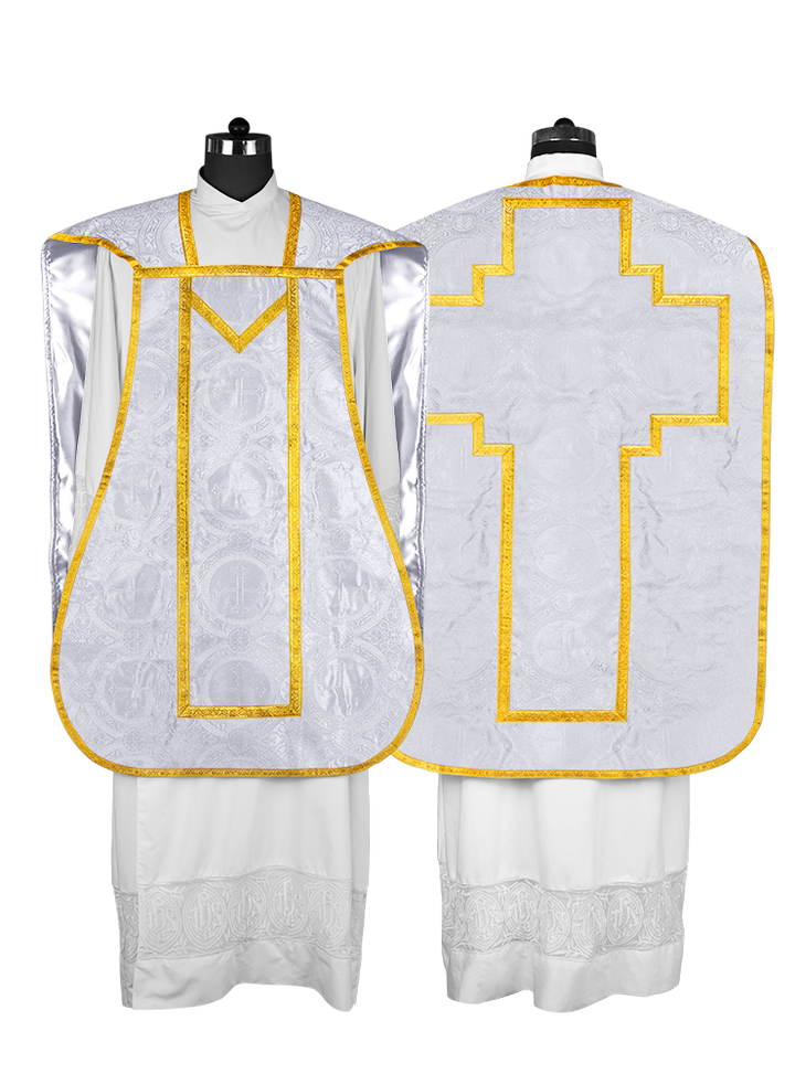 Roman Chasuble with adorned motif