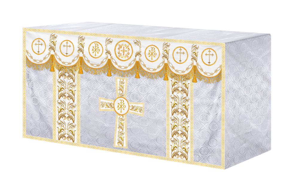 Handmade Church Altar Cloth with Traditional Embroidery