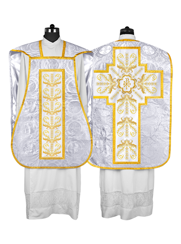 Roman Chasuble with liturgical motifs