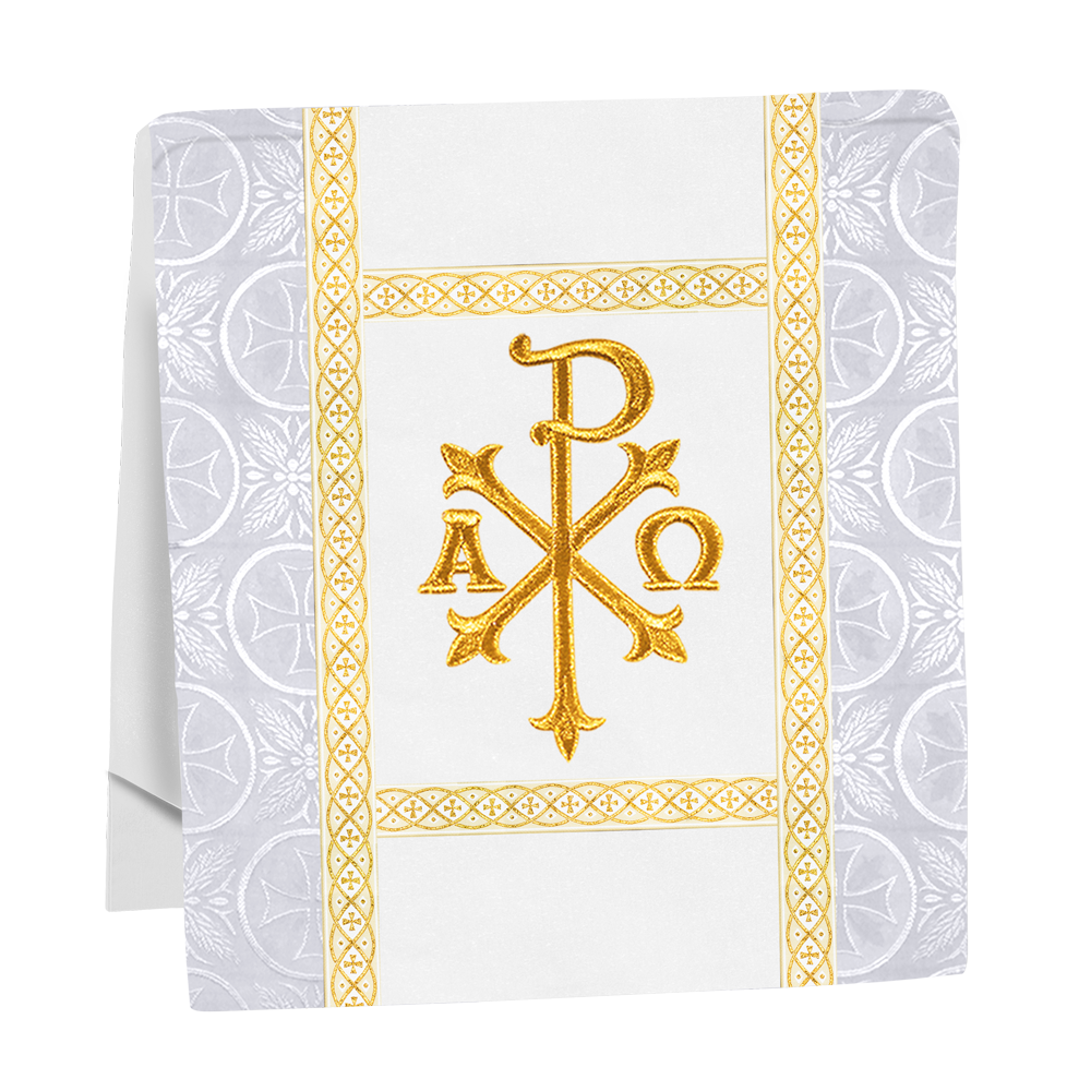 Traditional Altar Mass Set with  Embroidered Motifs