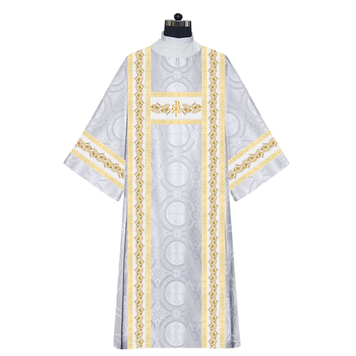 Dalmatics Vestments Adorned With Braids and Trims