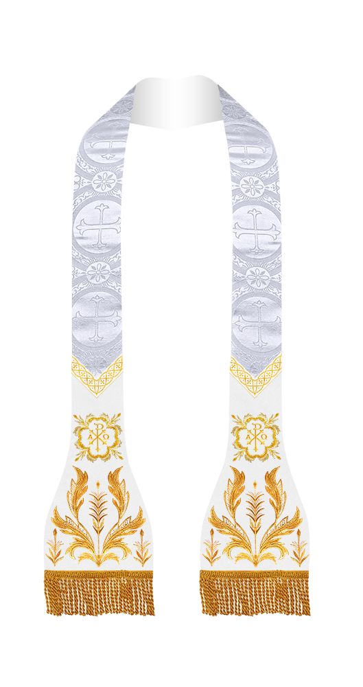 Spiritual Catholic Stole with Embroidery