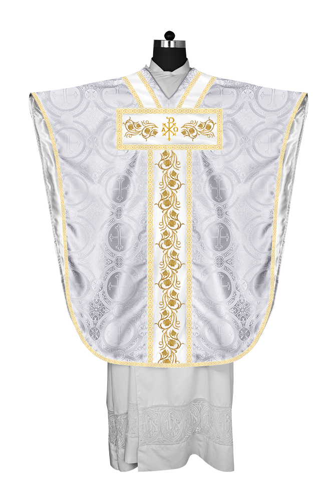 Borromean Chasuble Vestment With Grapes Embroidery and Trims