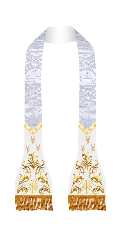 Roman Catholic Stole with Spiritual motif