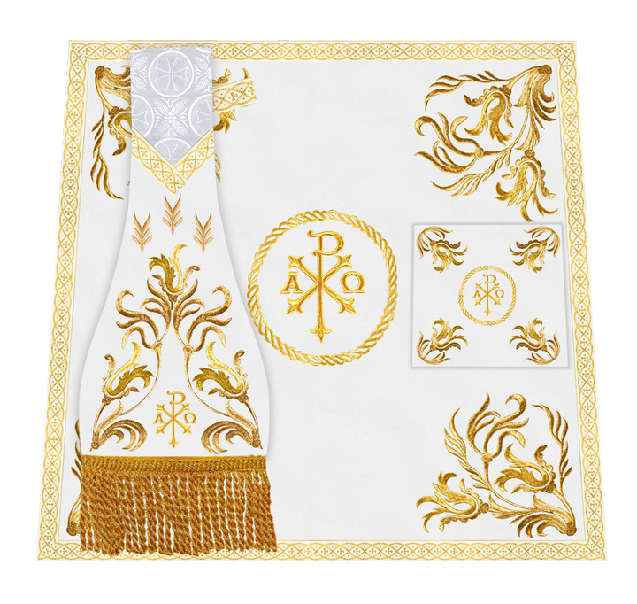 Handmade Church Altar Cloth with Traditional Embroidery