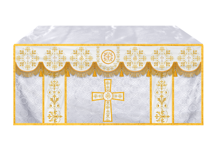 Exquisite Altar Cloth with Intricate Embroidery