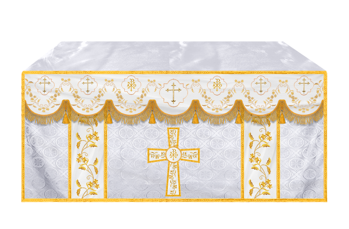 Altar Cloth with Fine Embroidery and Spiritual Motif