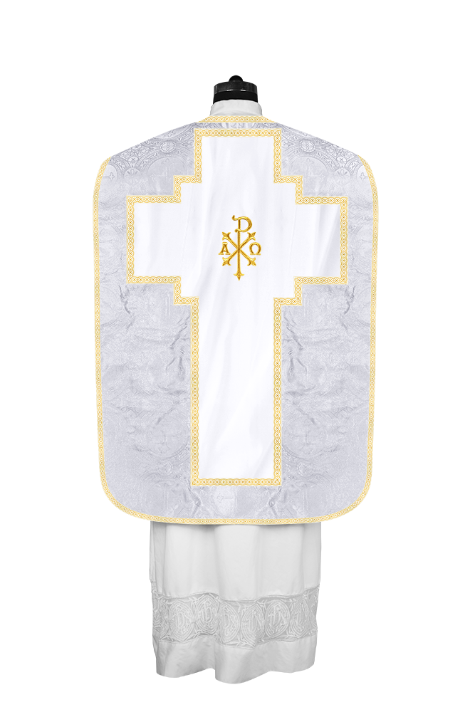 Roman chasuble with Motif and Trims