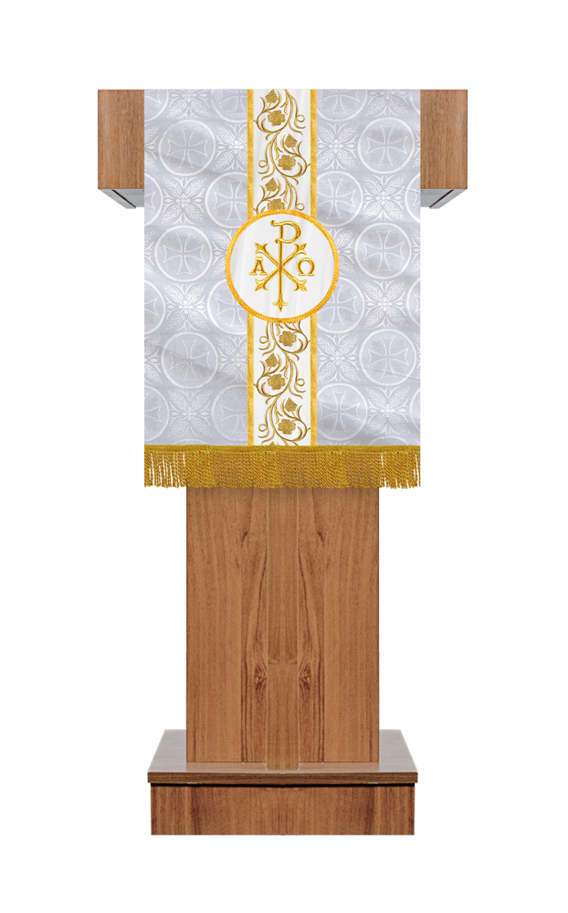 Liturgical Pulpit Hanging with Grapes Design and Motif