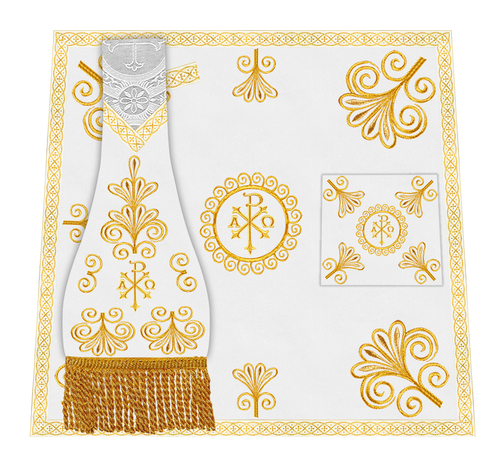 Ornate Embroidery Mass set with Motif