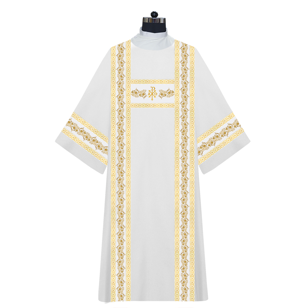 Dalmatics Vestments Adorned With Braids and Trims