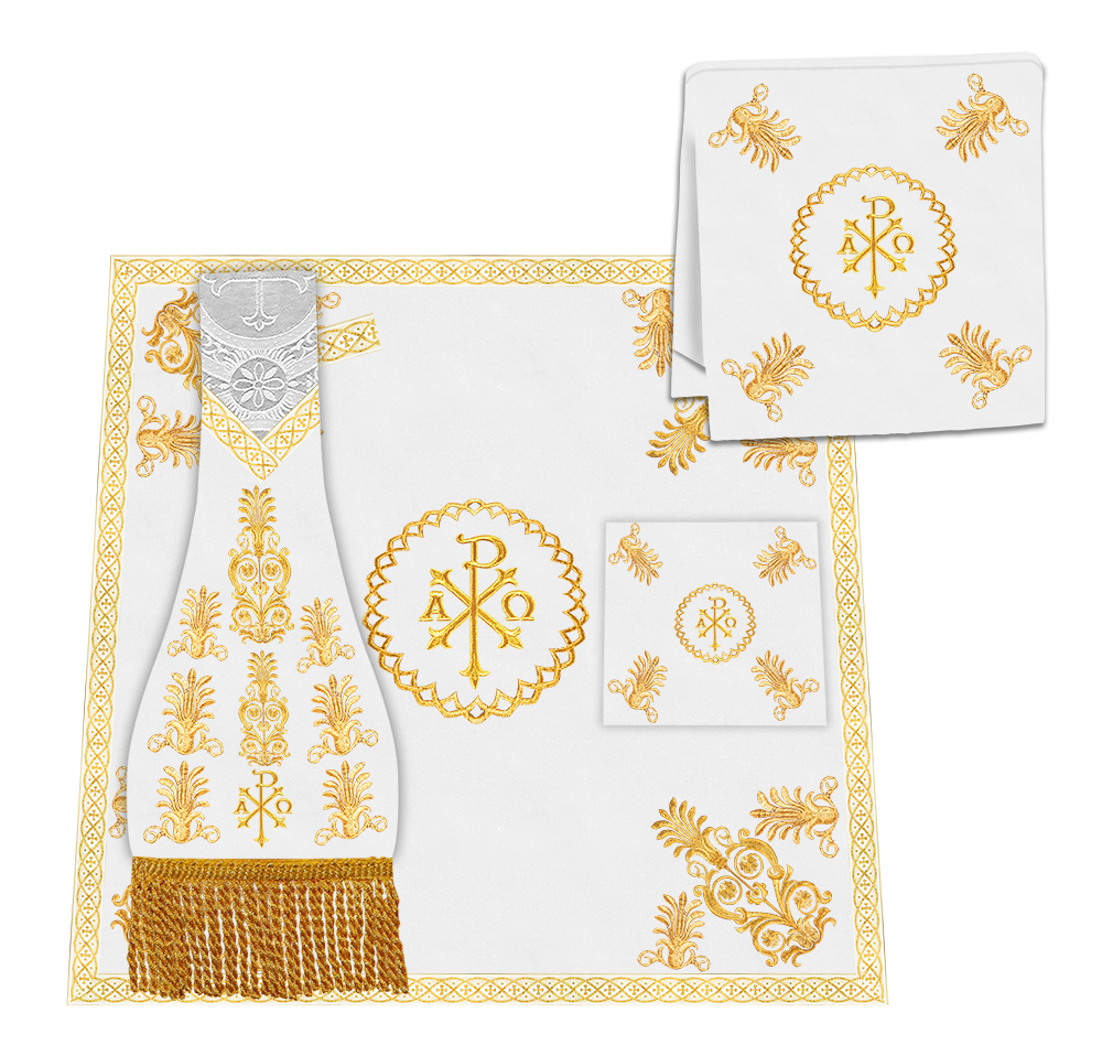 Borromean Chasuble Vestment With Detailed Braids and Trims