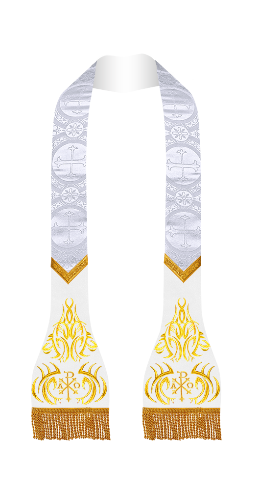 Roman Stole with Spiritual motif