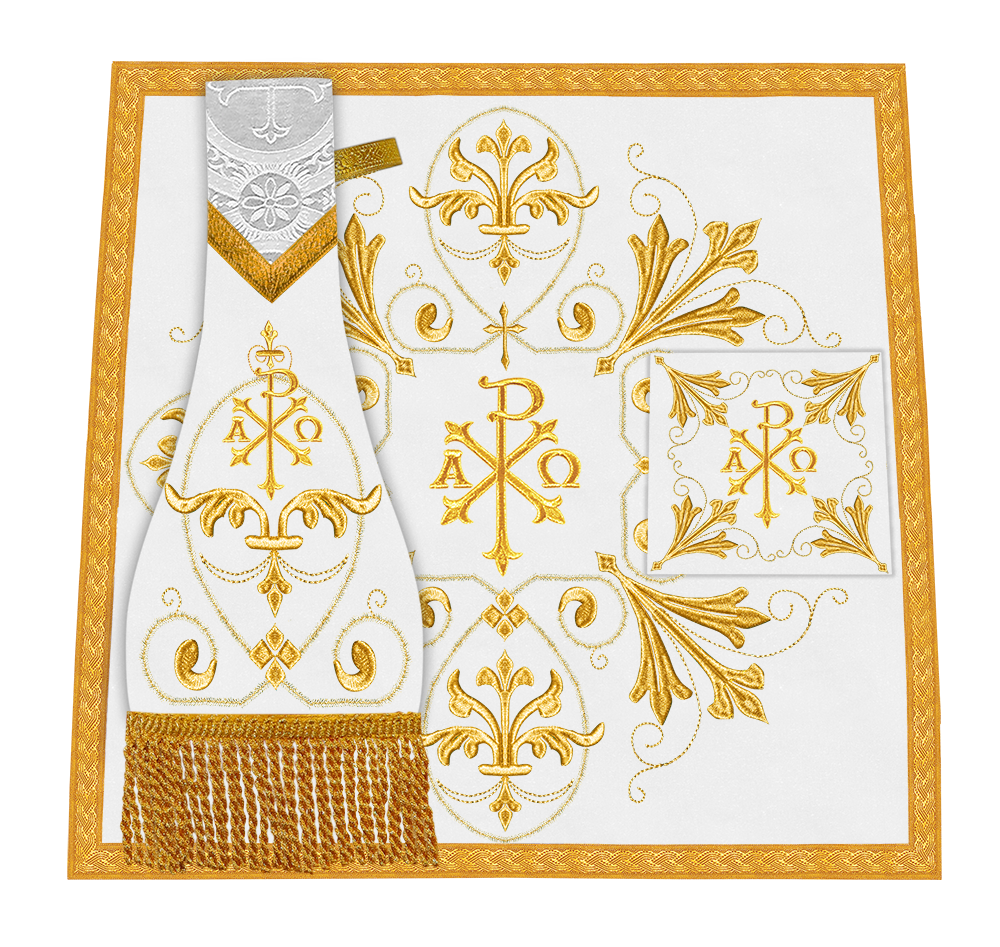 Gothic Chasuble with Ornate Lace