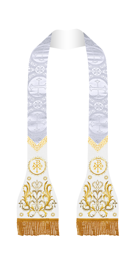 Roman Stole with Braided Embroidery