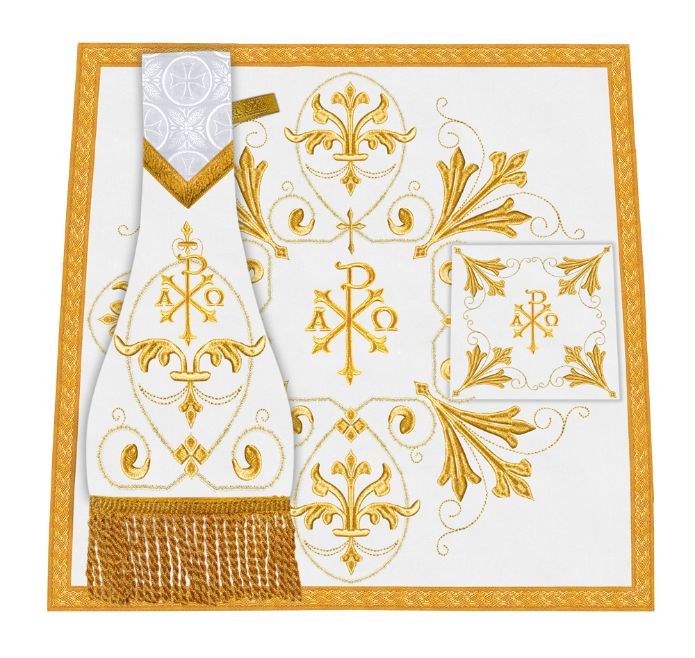 Exquisite Altar Cloth with Intricate Embroidery