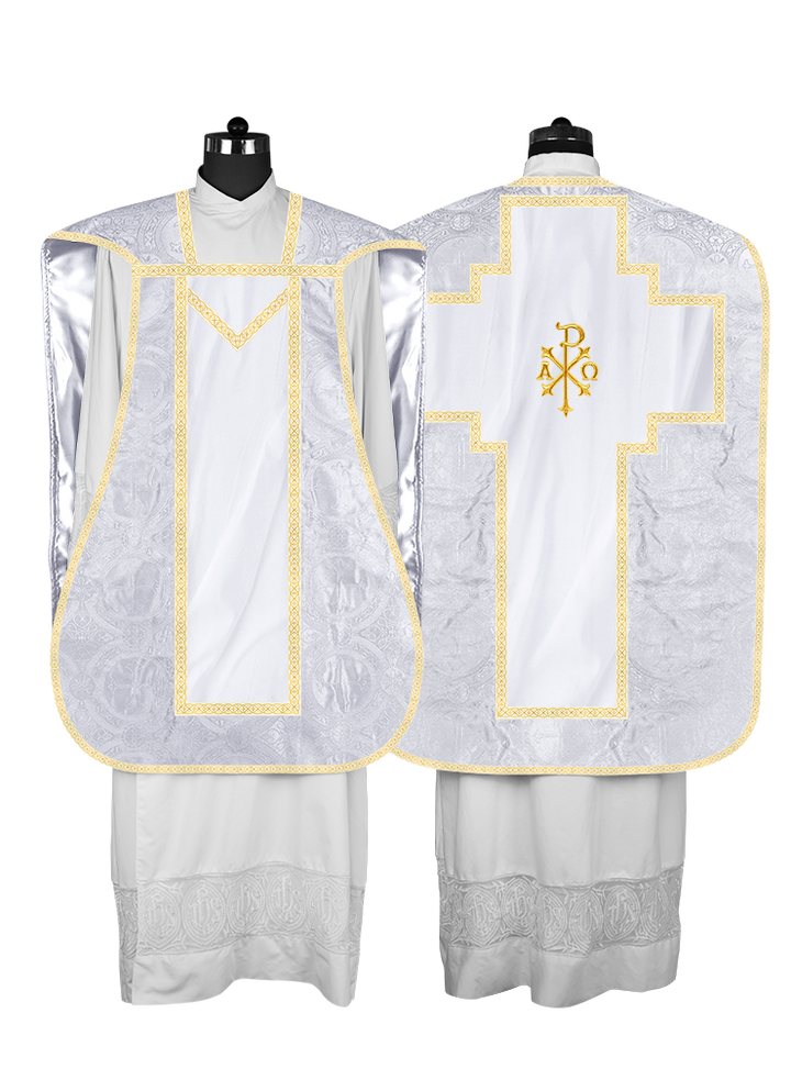 Roman chasuble with Motif and Trims