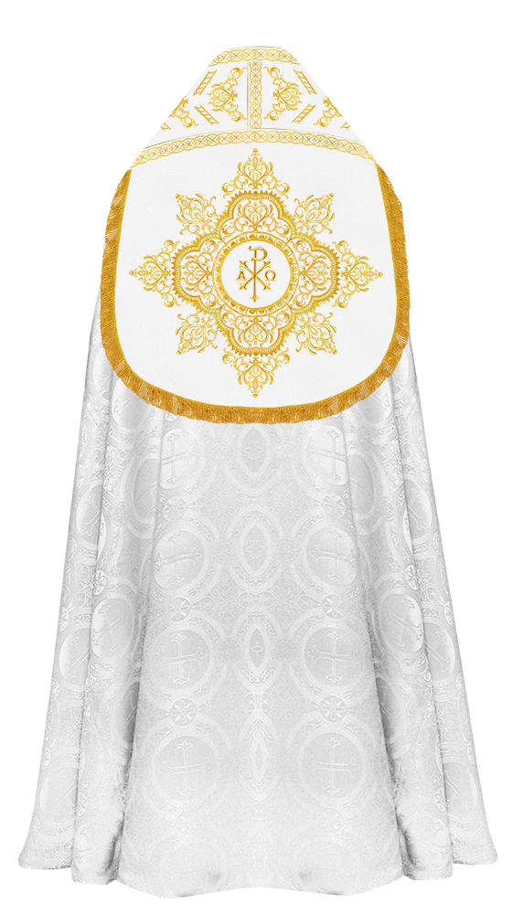 Elegant Roman Cope Vestment with Ornate Embroidery