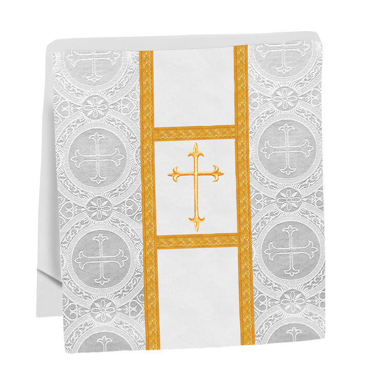 Gothic Chasuble vestment with Golden Lace