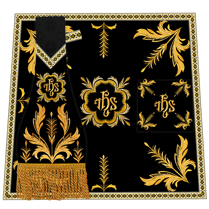 Gothic Cope Vestments Ornated With Floral Design