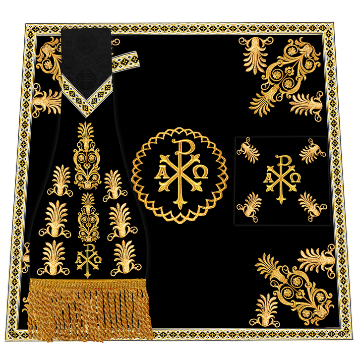 Gothic Cope With Embroidered Motifs