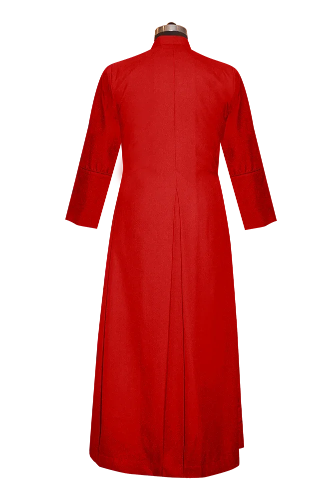 Clearance Sale - Red Anglican Cassock with Tab Collar