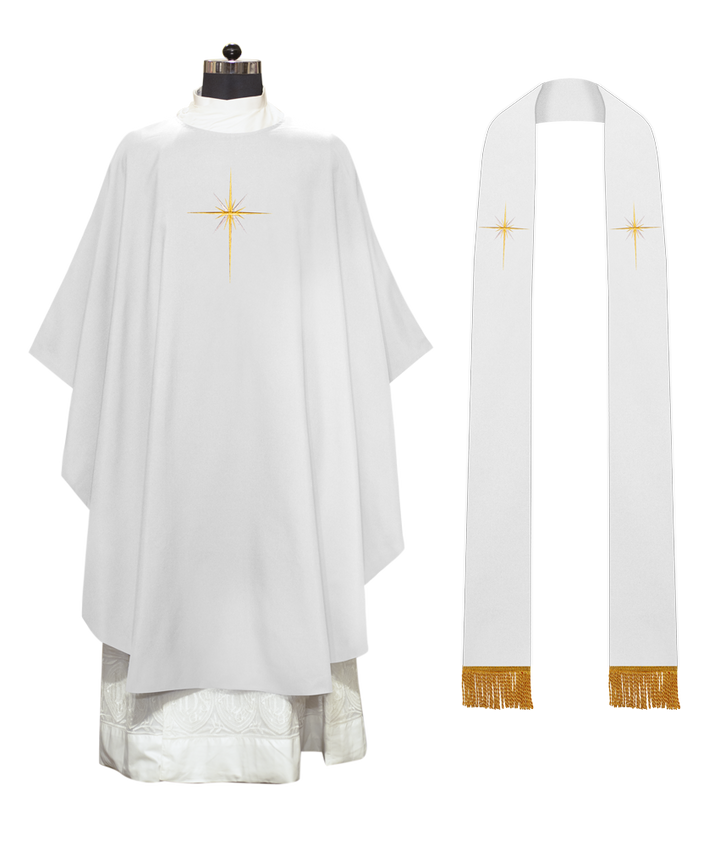 Christmas Gothic Chasuble - Silent Night