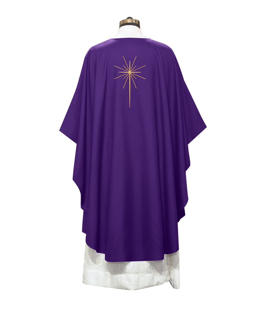 Advent Chasuble - O Come let Us Adore Him