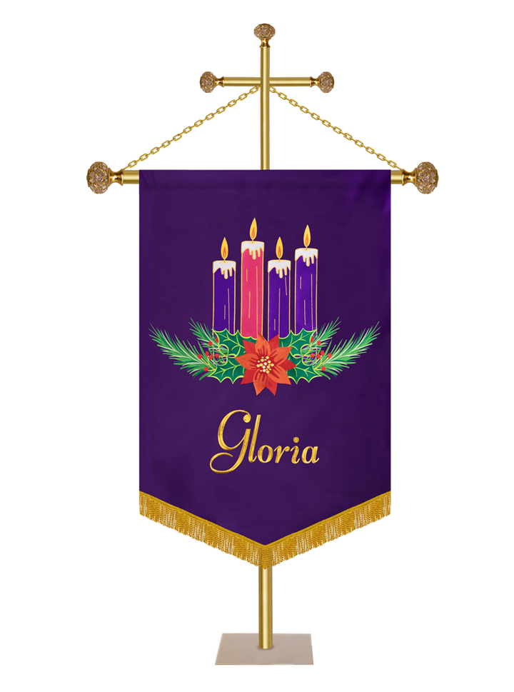 Advent Church Banner - Gloria