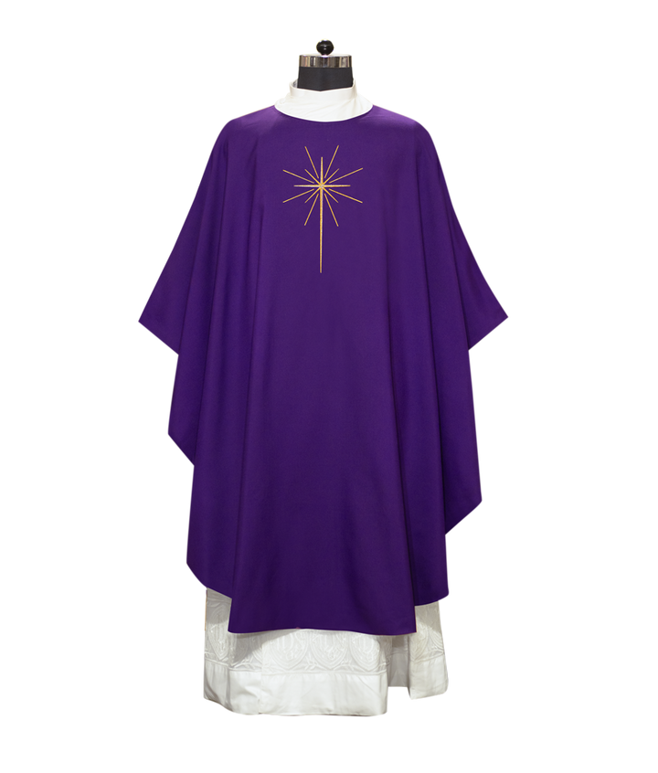 Advent Chasuble - O Come let Us Adore Him