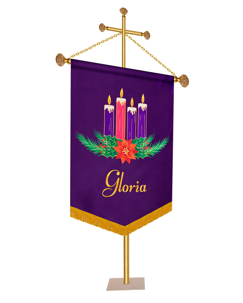 Advent Church Banner - Gloria