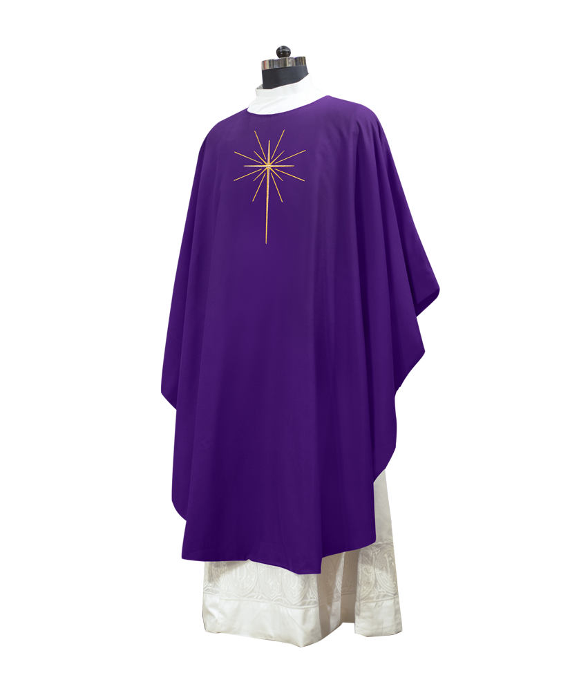 Advent Chasuble - O Come let Us Adore Him