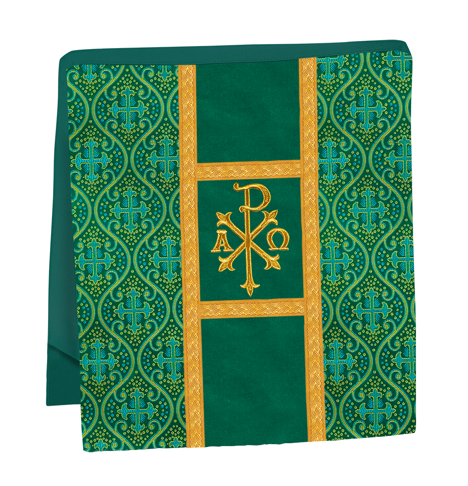 Roman Chasuble with Adorned Orphrey