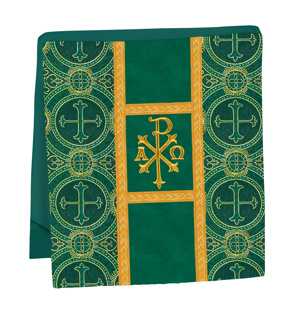 Roman Chasuble with Adorned Orphrey