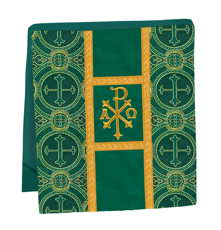 Roman Chasuble with Adorned Orphrey