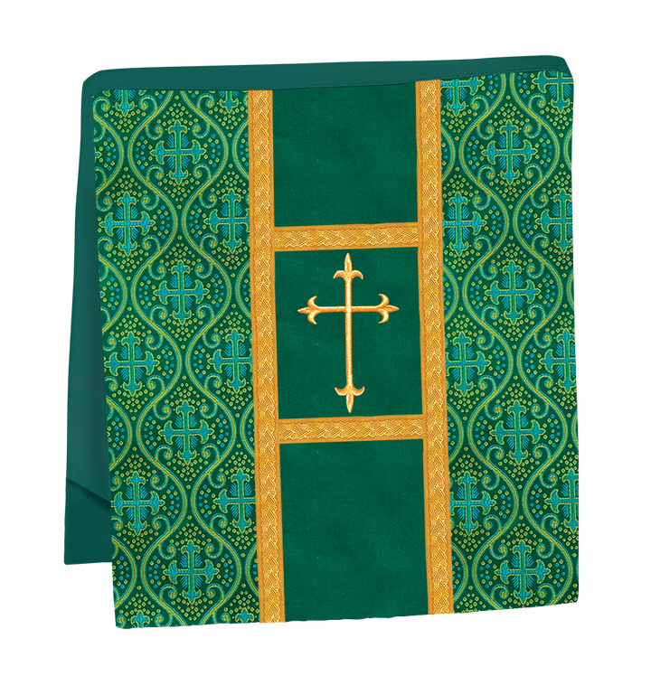 Gothic Chasuble vestment with Golden Lace