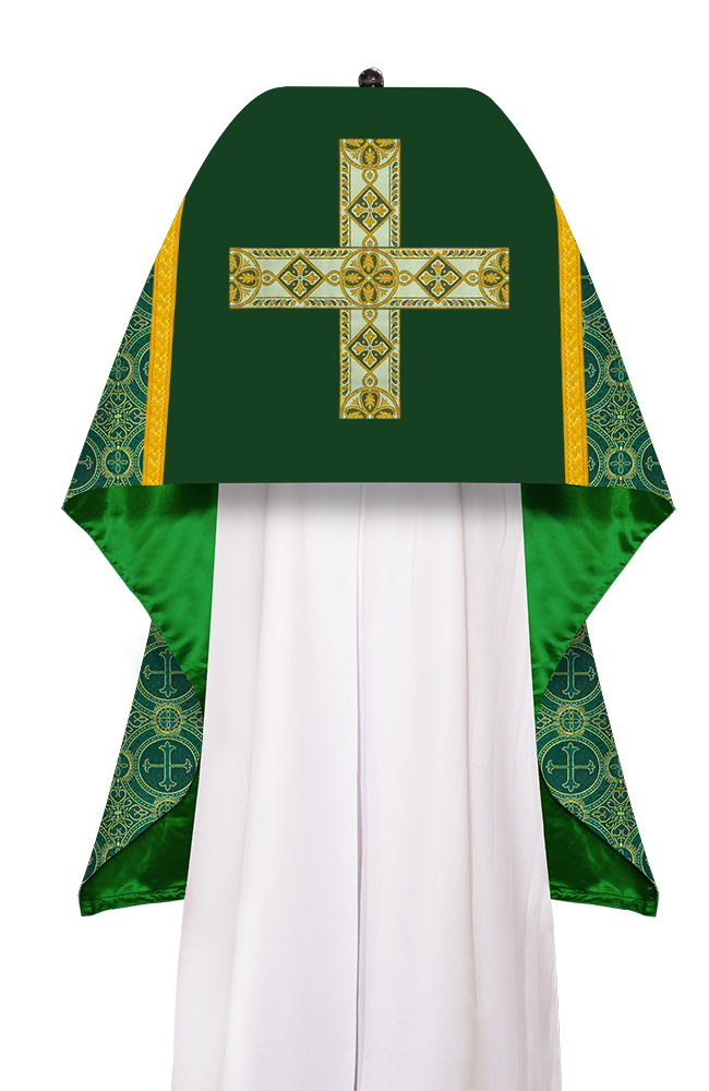 Humeral veil Vestment with Woven Braided Lace
