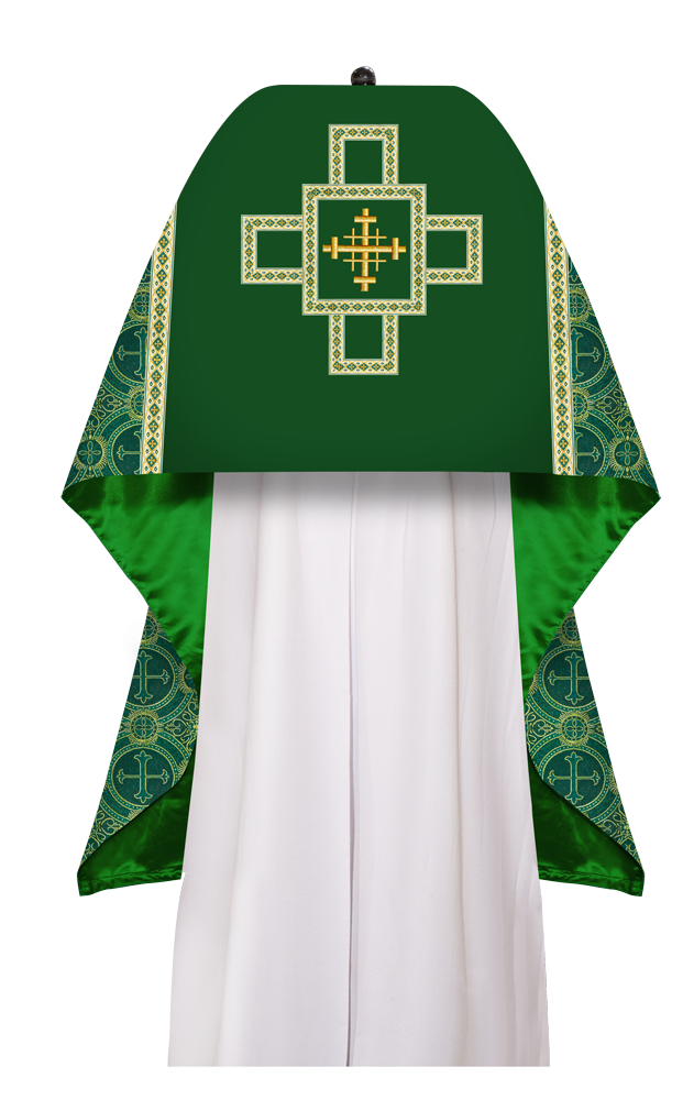 Humeral Veil Vestment with Spiritual Cross Motif