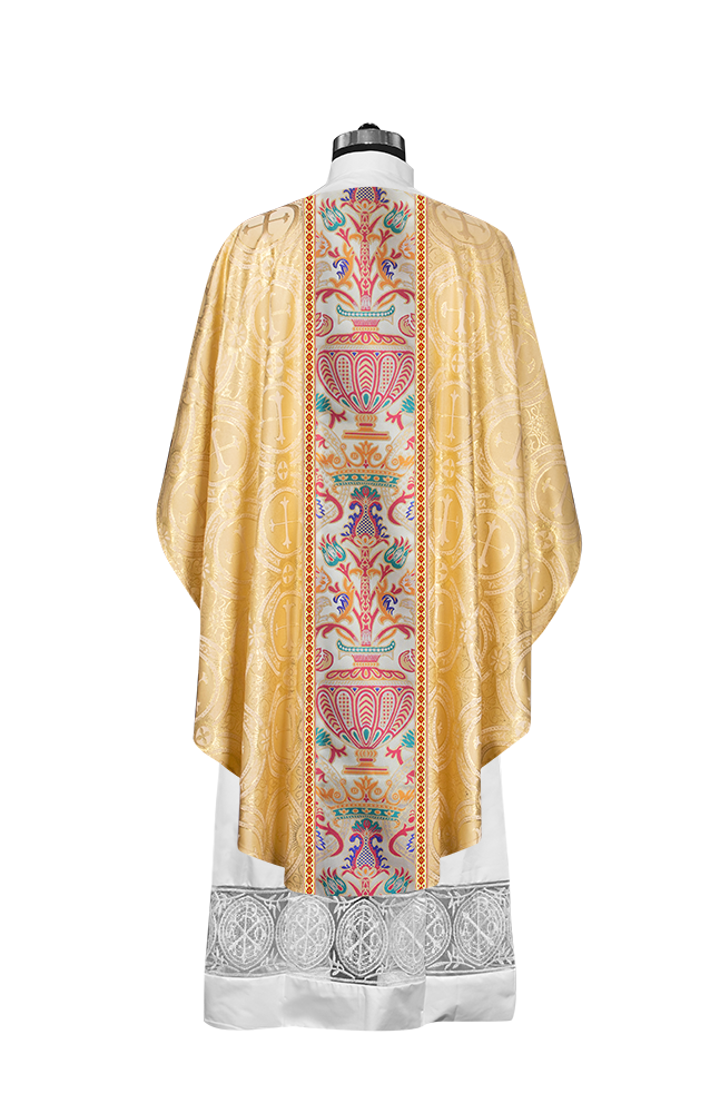 Coronation Tapestry Chasuble Braided with Trims