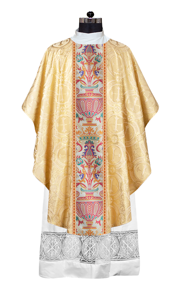 Coronation Tapestry Chasuble Braided with Trims