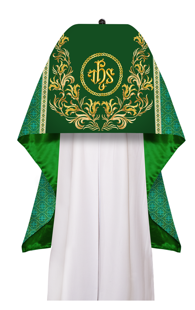 Humeral Veil Vestment with Embroidery Motif