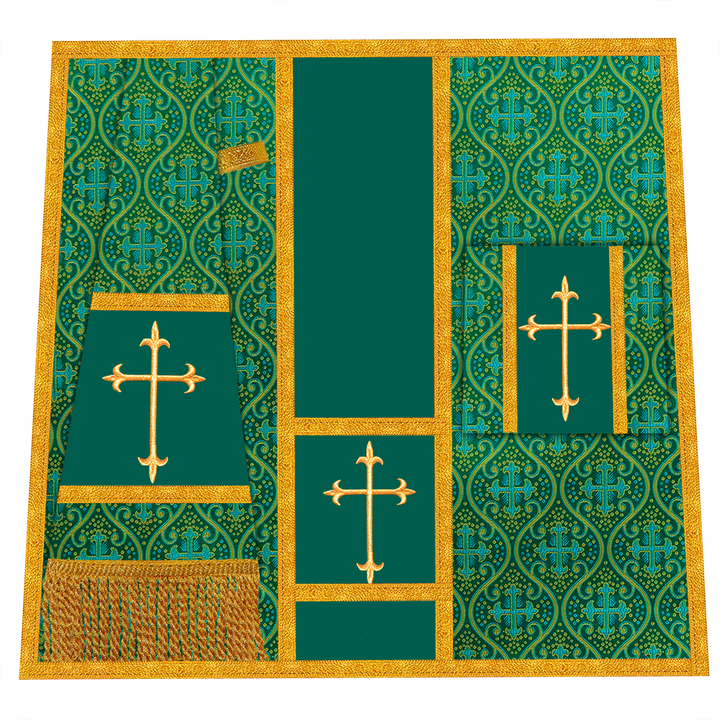 Gothic Chasuble adorned with Cross