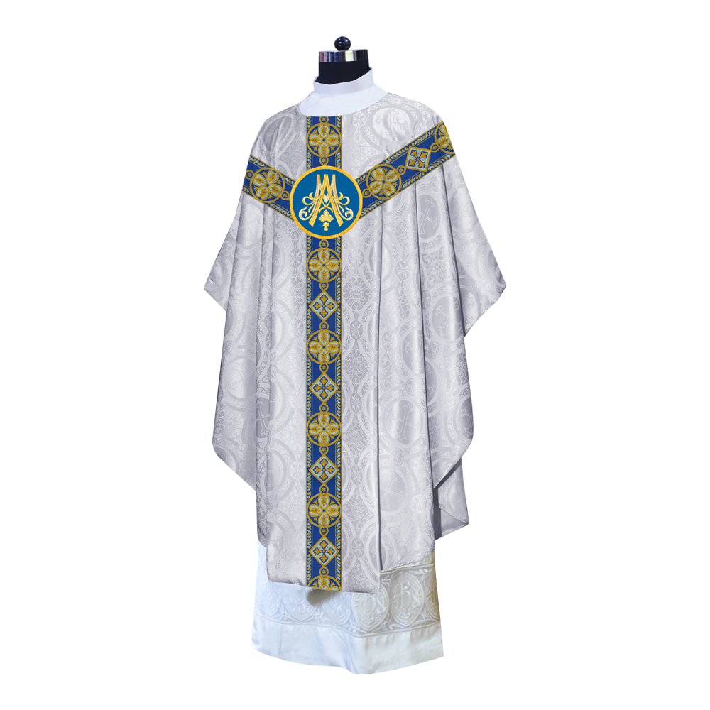 Marian Design Gothic Chasuble Vestment