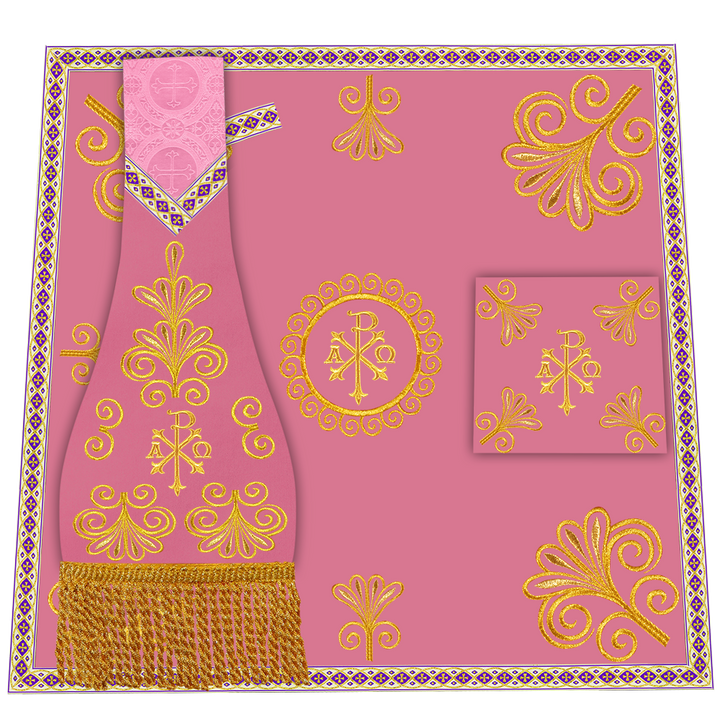 Ornate Embroidery Mass set with Motif
