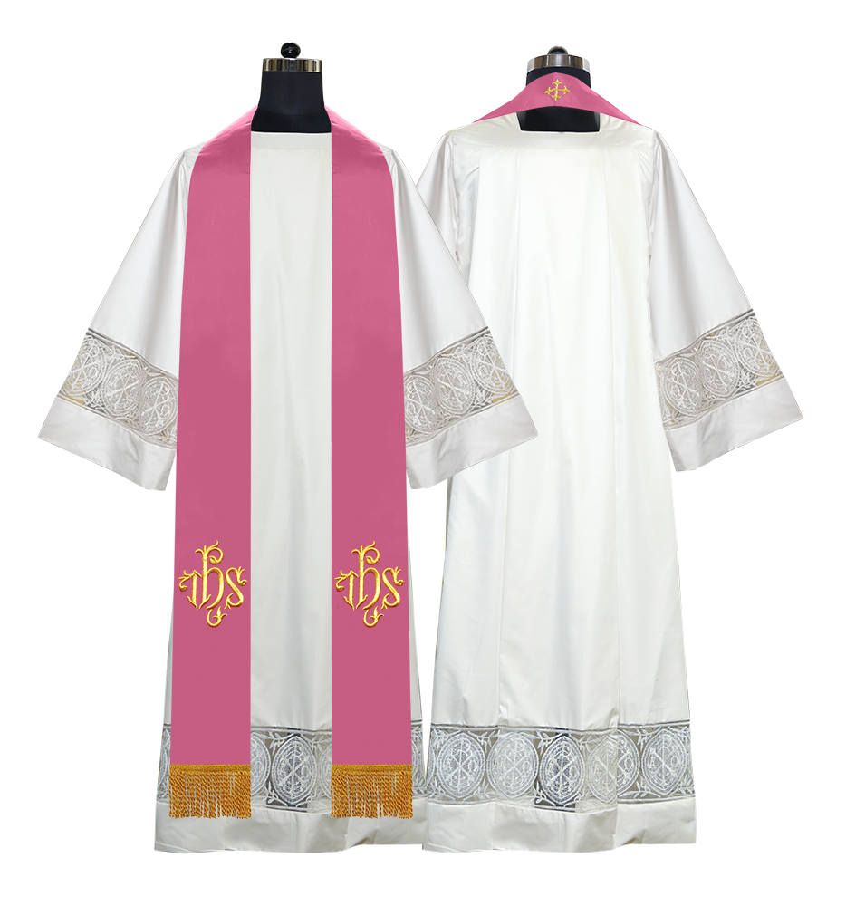 Spiritual motif embroidered Stole